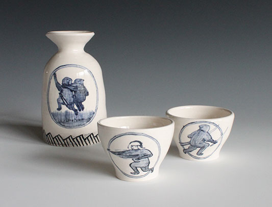 ninja sake set 1