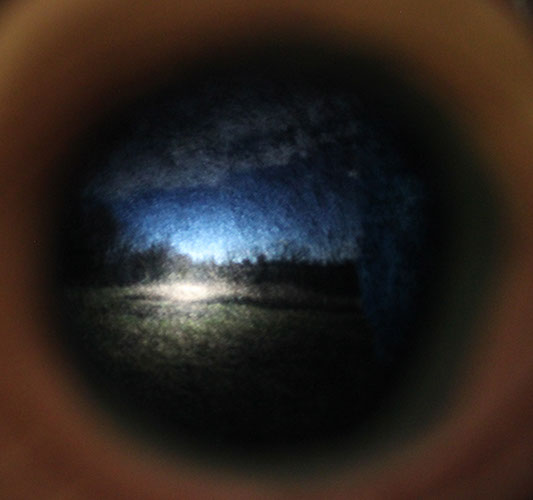 Pinhole viewer inside 